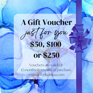Gift voucher for art by Ludwina